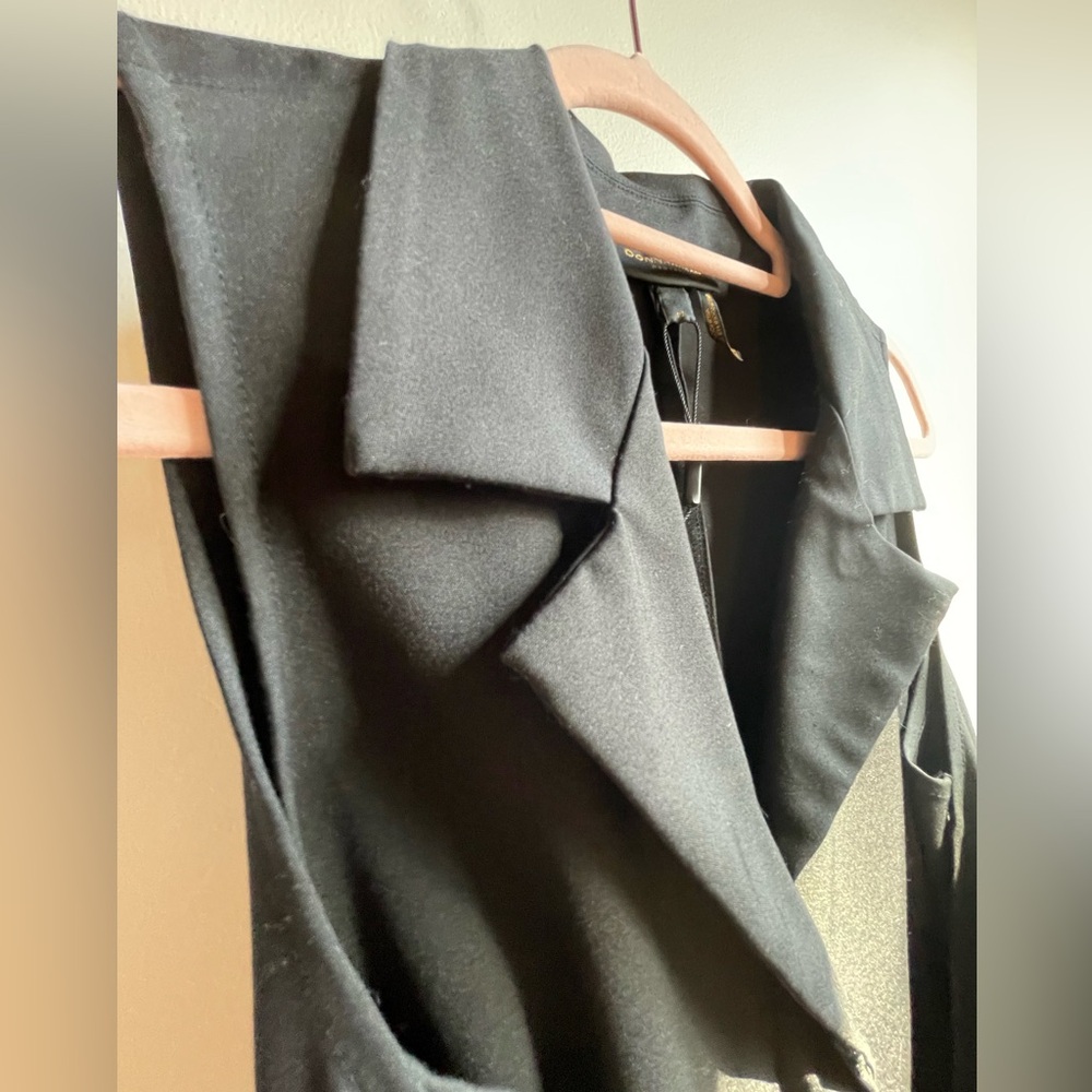 Donna Karen Sculpture Garden Black Dress Size 10 - Picture 3 of 14